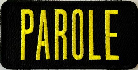 PAROLE ID PATCH - WITH VELCRO.